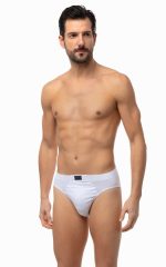 Ανδρικά βαμβακερά Slip Sporties με εσωτερικό λάστιχο 3 τμχ. Minerva 90-23027
