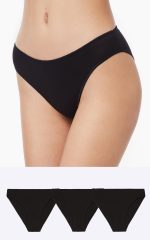 Minerva 3 τεμ. Γυναικεία Βαμβακερά slip 90-81361 Lamoda.gr