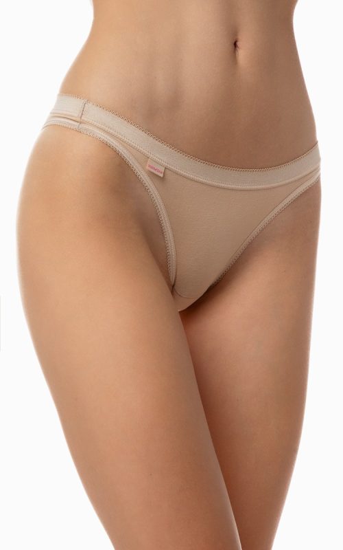 Γυναικείο Βαμβακερό Slip Tanga Minerva 90-83607 Lamoda.gr