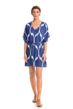 Εντυπωσιακό Φόρεμα Παραλίας Viscose Vamp 14486 Lamoda.gr
