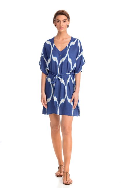 Εντυπωσιακό Φόρεμα Παραλίας Viscose Vamp 14486 Lamoda.gr