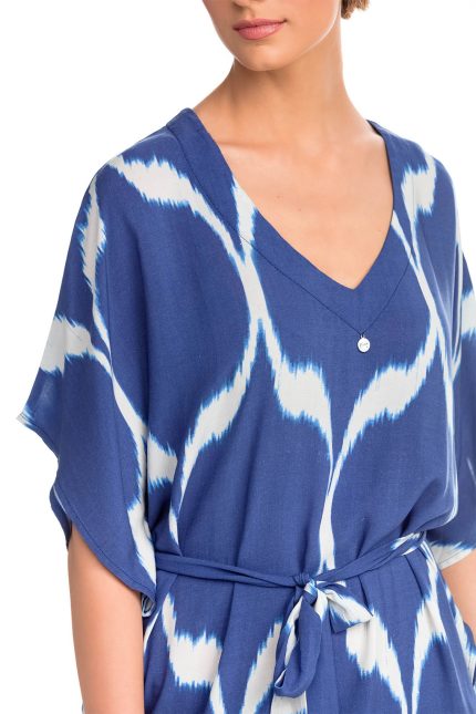 Εντυπωσιακό Φόρεμα Παραλίας Viscose Vamp 14486 Lamoda.gr