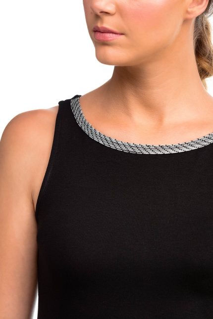 Vamp Καλοκαιρινό Φόρεμα Αμάνικο Viscose 14515 Lamoda.gr