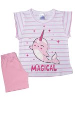 Pretty Baby Βρεφική Πυτζάμα Καλοκαιρινή για Κορίτσια 65523 Lamoda.gr