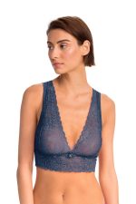 Vamp Δαντελωτό Bralette Φλοράλ 14821 Lamoda.gr