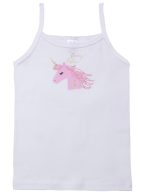 Minerva Παιδικό Φανελάκι Unicorn με Τιράντα 90-42033 Lamoda.gr