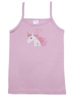 Minerva Παιδικό Φανελάκι Unicorn με Τιράντα 90-42033 Lamoda.gr