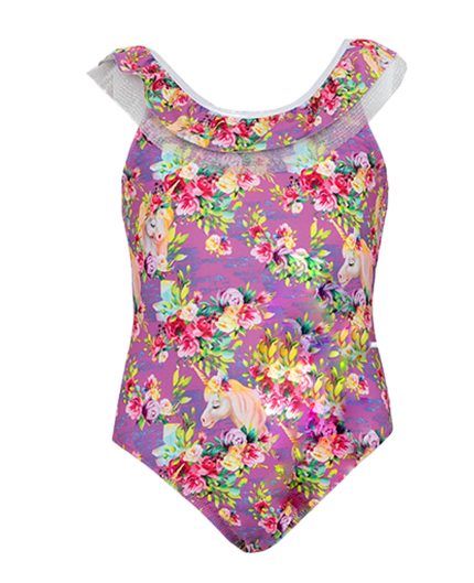 Tortue Παιδικό Ολόσωμο Μαγιό με Τύπωμα Unicorn S0-026-153 Lamoda.gr