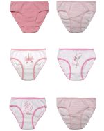 Πακ. 6τμχ Παιδικά Βαμβακερά Slip Pretty Baby 47533 Lamoda.gr