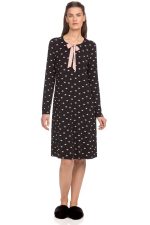 Vamp Γυναικείο Χειμερινό Νυχτικό Plus Size 15187 Lamoda.gr