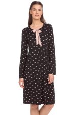 Vamp Γυναικείο Χειμερινό Νυχτικό Plus Size 15187 Lamoda.gr