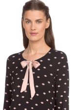 Vamp Γυναικείο Χειμερινό Νυχτικό Plus Size 15187 Lamoda.gr