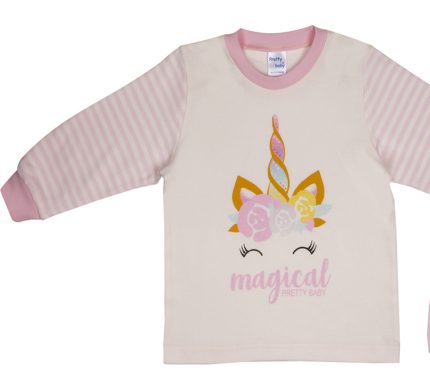 Pretty Baby Παιδική Πυτζάμα Χειμερινή Unicorn 69166 Lamoda.gr