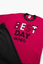 Minerva Παιδική Πυτζάμα Φούτερ Best Day Ever 90-61898 Lamoda.gr