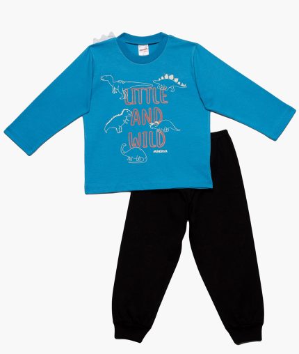 Minervakia Βρεφική Βαμβακερή Πυτζάμα Little & Wild 90-61876 Lamoda.gr