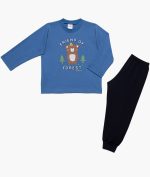 Minervakia Βρεφική Βαμβακερή Πυτζάμα Bear Forest 90-61875 Lamoda.gr