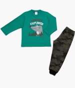 Minervakia Βρεφική Βαμβακερή Πυτζάμα Forest Explorer 90-61867 Lamoda.gr