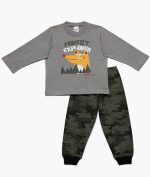 Minervakia Βρεφική Βαμβακερή Πυτζάμα Forest Explorer 90-61867 Lamoda.gr
