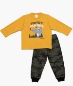Minervakia Βρεφική Βαμβακερή Πυτζάμα Forest Explorer 90-61867 Lamoda.gr