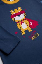 Minervakia Βρεφική Βαμβακερή Πυτζάμα Sleepy Hero 90-61872 Lamoda.gr