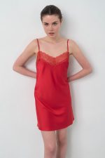 Vamp Γυναικείο Νυχτικό Σατέν My Valentine 16919 Lamoda.gr