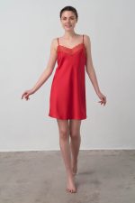 Vamp Γυναικείο Νυχτικό Σατέν My Valentine 16919 Lamoda.gr