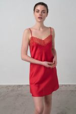 Vamp Γυναικείο Νυχτικό Σατέν My Valentine 16919 Lamoda.gr