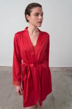 Vamp Γυναικεία Σατέν Ρόμπα My Valentine 16920 Lamoda.gr