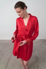 Vamp Γυναικεία Σατέν Ρόμπα My Valentine 16920 Lamoda.gr