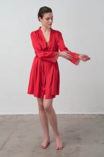 Vamp Γυναικεία Σατέν Ρόμπα My Valentine 16920 Lamoda.gr
