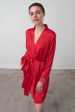 Vamp Γυναικεία Σατέν Ρόμπα My Valentine 16920 Lamoda.gr
