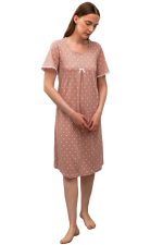 VAMP Γυναικείο Νυχτικό Κοντομάνικο 16022 Lamoda.gr