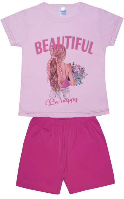 Pretty Baby Παιδική Πυτζάμα Καλοκαιρινή Για Κορίτσια 63131 Lamoda.gr