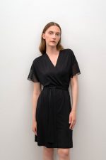 Μονόχρωμη Σταυρωτή Ρόμπα Vamp 16067