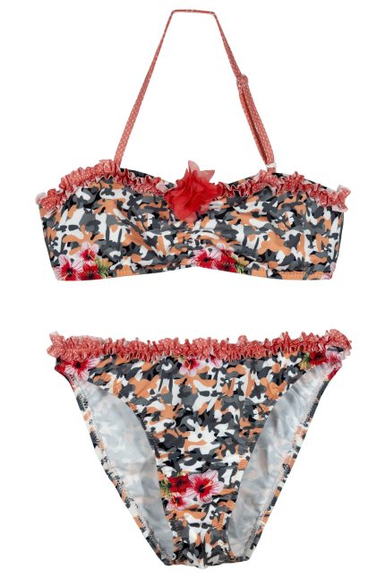 Παιδικό Μαγιό Bikini Strapless Tortue S2-147-127 Lamoda.gr
