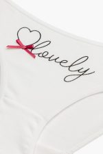 Minervakia Παιδικό Βαμβακερό Slip Lovely 90-42176 Lamoda.gr