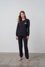 Vamp Γυναικεία Χειμερινή Πιτζάμα 17462 Lamoda.gr