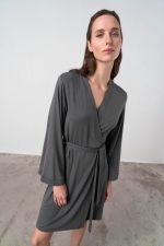 Vamp Γυναικεία Μονόχρωμη Ρόμπα 17140 Lamoda.gr
