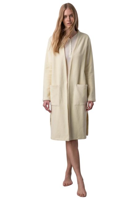 Μονόχρωμη Ρόμπα Fleece Vamp 17198