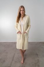 Vamp Γυναικεία Μονόχρωμη Ρόμπα Fleece 17198 Lamoda.gr