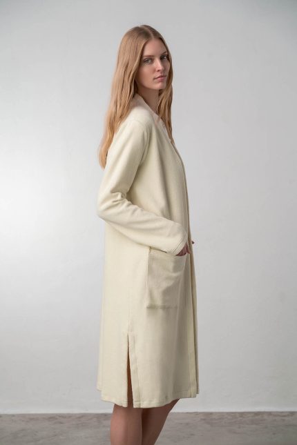 Μονόχρωμη Ρόμπα Fleece Vamp 17198