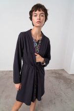 Βαμβακερή Ρόμπα Μονόχρωμη Vamp 17465