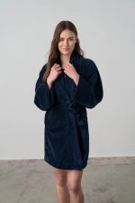 Μονόχρωμη Ρόμπα Fleece Vamp 17581