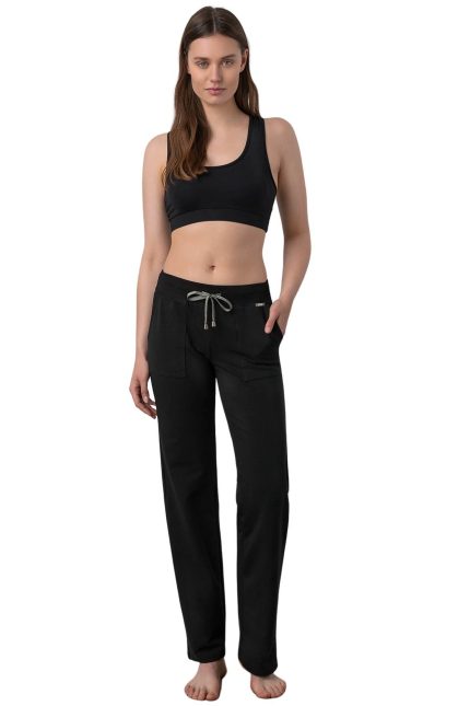 Μονόχρωμο Παντελόνι Φούτερ Vamp 17256 Lamoda.gr