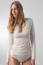 Vamp Γυναικείο Μακρυμάνικο Φανελάκι MicroModal Lamoda.gr