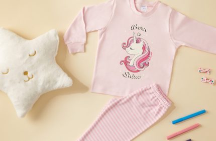 Pretty Baby Παιδική Πυτζάμα Unicorn Χειμερινή 69176 Lamoda.gr