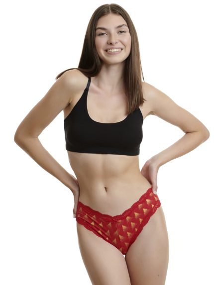 Walk Γυναικείο Εσώρουχο Slip Christmas Chr-14 Lamoda.gr
