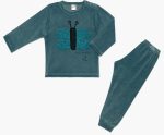 Minervakia Βρεφική Χειμερινή Πυτζάμα Βελουτέ 90-61993 Lamoda.gr