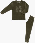 Minerva Παιδική Χειμερινή Πυτζάμα Βελουτέ 90-62069 Lamoda.gr