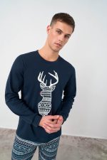 Vamp Ανδρική Πυτζάμα Χειμερινή 100% Βαμβακερή 17571 Lamoda.gr